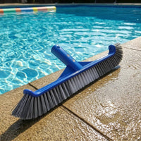 Curved Edge Pool Brush Long Body Pole Mount Pool Brush Wide Sweep Area