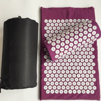 Round Button Acupressure Mat and Pillow Set