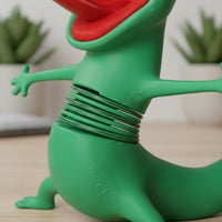 Wobble Reptile Figurine Meme Design Desk Ornament Detailed Design for Office