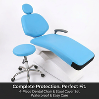 Waterproof PU Leather Chair Covers, Elastic Seat Cover Set, Hygienic Barrier, Deformation Resistant, Pilling Resistant, Washable