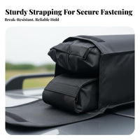 2 Pieces Soft Roof Rack Easy Installation Soft Roof Rack Pads Universal Car Top Carrier Portable Design Vehicle Luggage