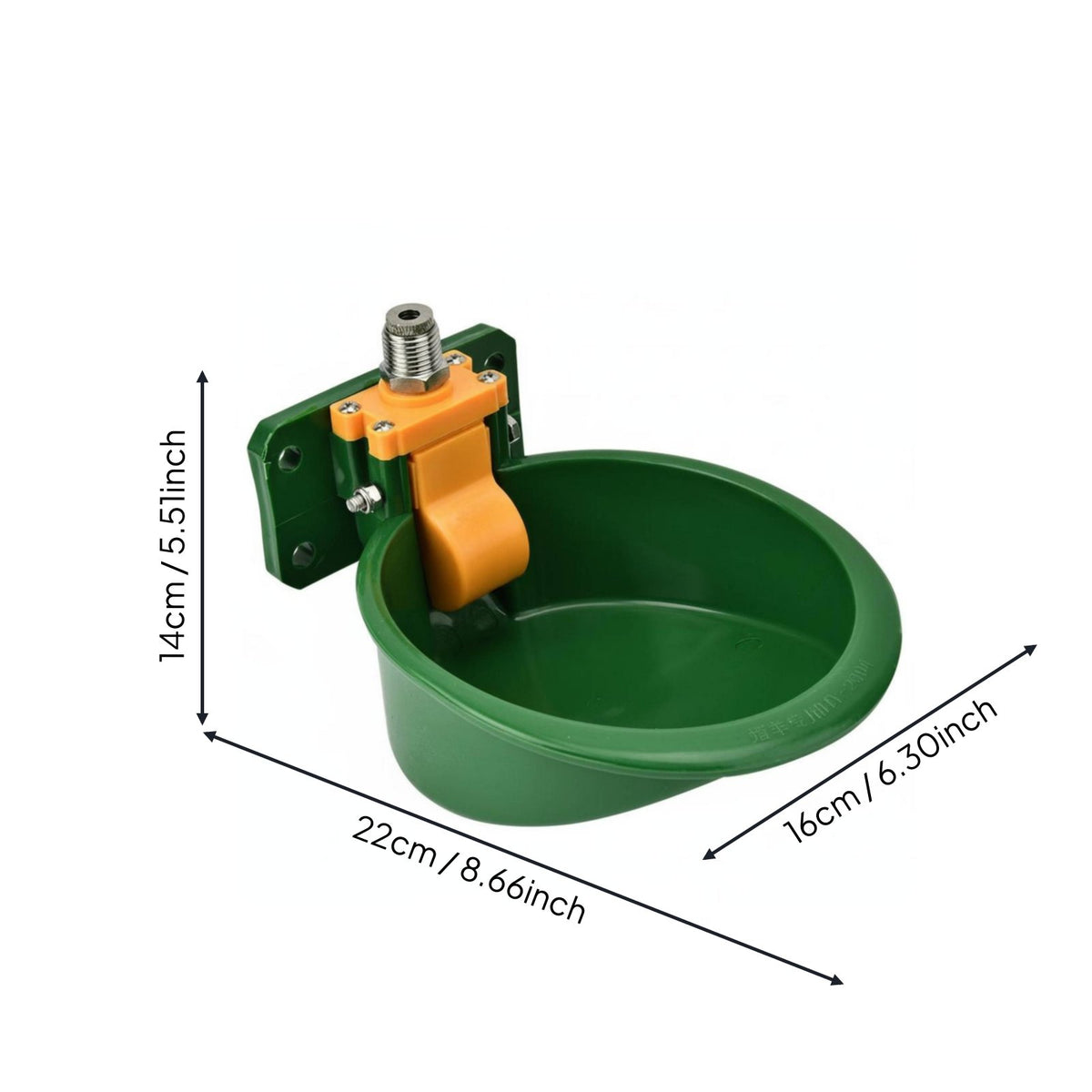 Automatic Pig Water Bowl Sheep Drinking Bowl Smooth Edges Livestock Touch Waterer for Pigs, Barn, Pen