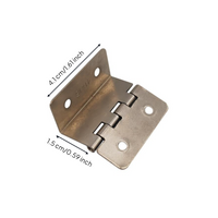 Adjustable Folding Lock Hinge for Cabinets, Triple Fold