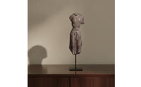 Classical Torso Statue Weathered Resin Torso Figurine Elegant for Office Desktop