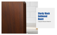 Blackwood Cutting Board, Antibacterial, Microbe-Resistant Hardwood, Square, Kitchen Use