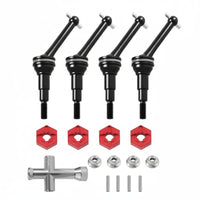 1/14 Scale Car Drive Shaft Easy Installation CVD Drive Shaft RC Car Upgrade Axle for Rough Terrain, Bashing