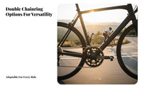Cycling Bike Crankset Lightweight Hollow Aluminum Crankset Bike Comp Single Nt High Rigidity Frosted Finish