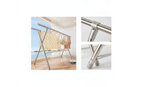 Indoor Drying Rack with Mesh Shelf Space-Saving Foldable Drying Rack Expandable Furniture Outdoor for Laundry Room