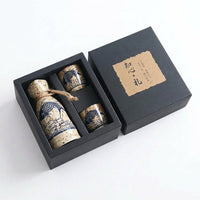 Japanese Ceramic Sake Set, Minimalist Style