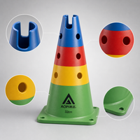 Olympic Football Training Equipment Cone Marker Pole Bucket Obstacle Ice Cream Cone Taekwondo Basketball Training Disc