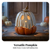 Smooth Spirit Pumpkin Jar