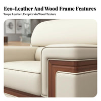 Single-Person Business Couch Professional Appearance Reception Armchair Modern Design Wood Frame Accent for Corporate Clients