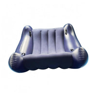 Inflatable Kids Sofa Ribbed Seat PVC Lounge Sofa Segmented Construction Seating
