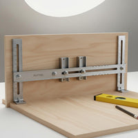 Wardrobe Rod Base Jig Slotted Adjustment Drilling Metal