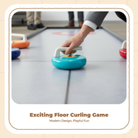 Curling Game Set, 11cm sphere, Indoor Outdoor, Random Color