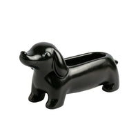Dachshund Planter Lightweight Dachshund Plant Pot Dog-Shaped Planter for Desk, Shelf, Patio