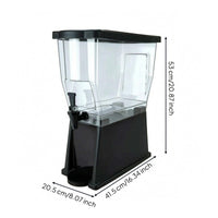 Beverage Dispenser Black Upright Beverage Dispenser Commercial Self-Service Drinkware