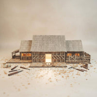 DIY Model House Finished Product Handmade House Model Educational for Students