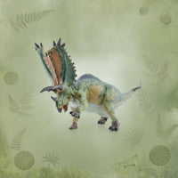 Pentaceratops Figurine Textured Dinosaur Figurine Realistic Dinosaur for Kids