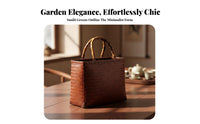 Handwoven Bamboo Basket Handbag