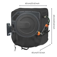Garden Hose Reel Cover with Drawstring Dustproof for Backyard