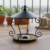 Metal Bird Feeder Gnaw-resistantResistant Tray Bird Feeder Drainage Holes