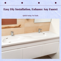 Induction Faucet Detector, Touchless Bathroom Sink Controller, Battery-Operated Accessory for enhancement, Easy Installation