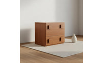 Solid Wood DIY Combination Cabinet Large Capacity Low Profile Media Console Minimalist Design Freestanding Storage Chest Retro Inspired for Entryway