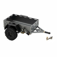 RC Utility Trailer No Damage Install Miniature Tow Trailer Personalized Decoration Model Vehicle Accessory for Display