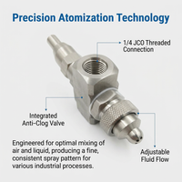 Stainless Steel Spray Tip for Paper Mill, Industrial Humidification Spray Tip, Low Pressure Fluid No - Image 4