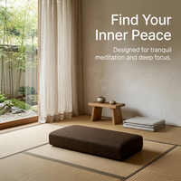 Meditation Cushion, Comfortable Floor Pillow Mat, Sloped Ergonomic Floor Cushion, Meditation Seat fo - Image 4