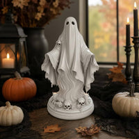Halloween Ghost Figurine Tabletop Display Spooky Resin Ghost Decor