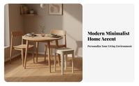 Stackable Square Stool Space-Saving Square Stackable Stool Versatile for Bedroom