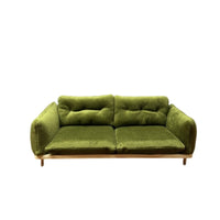 Miniature Sofa with Cushions Compact Miniature Couch Desktop Decoration