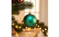 Christmas Ornament Ball Matte Christmas Ball Ornaments Ornament with Hanging Cap Decorative for Window Displays, Party Decor