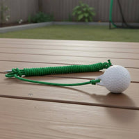 Golf Swing Rope-Wrapped Golf with Ball Two-colorColor for Golfers, Beginners, Backyard, Home