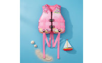 Secure Fit Kids Life Jacket Long-Lasting Child Swim Flotation Vest Crotch Strap for Children