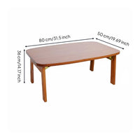 Japanese Design Low Table Sturdy and Folding Floor Desk Easy to Clean Japanese Folding Coffee Table for Students