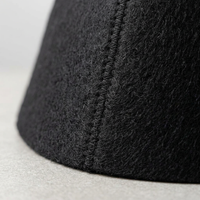 Men Women Steam Bath Wool Cap, Traditional Sauna Steam Room Hat, Dry Headrest Steam Room Essential,  - Image 7