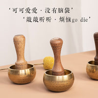 Nepal Mini Singing Bowl Sanskrit Sound Bowl Yoga Meditation Sound Bowl Copper Qing Meditation Healing Copper Bowl Decoration