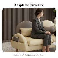 Cafe Booth Set Modern Design Business-Grade Furniture Curved Supportrest for Interior Designers, Business Owners