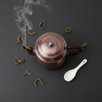 500 Ml Copper Teapot Lid Stovetop Teapot Elegant Pattern Houseware