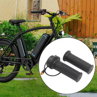 2 Pieces Electric Two-Wheeler Twist Throttle Easy Installation Waterproof Throttle Handlebar Control Grip