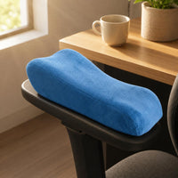 Memory Foam Armrest Pad Curved Arm Pillow Easy to Install