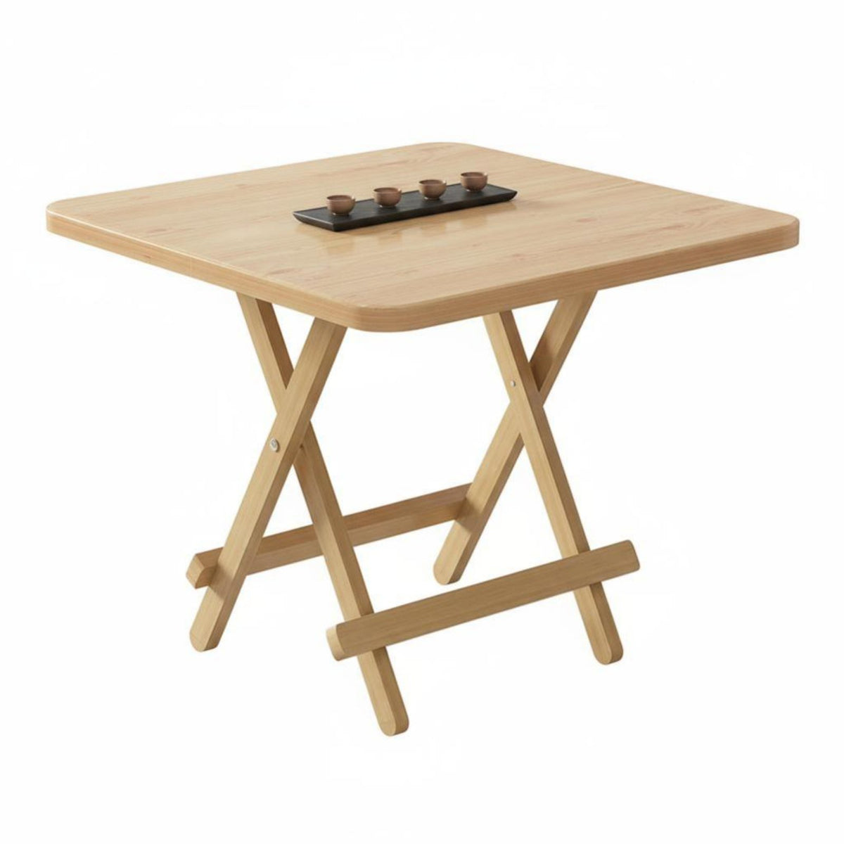 Space Saving Kitchen Table Set Multipurpose Space Saving Kitchen Table Foldable Dining Set Sturdy Construction for Cafe, Balcony