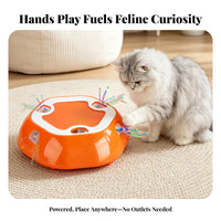 Automatic Interactive Cat Toy | Colorful Teasing Strands, Electric Cat Toy, for Home