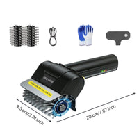 Electric Bbq Cleaning Brush Usb-C Charging Cordless Grill Cleaner Anti-Shedding