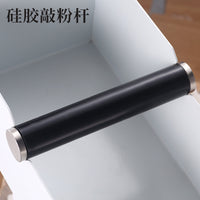 新款商用咖啡渣桶方形大容量敲渣桶碳钢多功能意式咖啡粉渣盒
