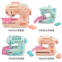 Educational Electric Sewing Machine Toy with Light for Kids Pretend Play