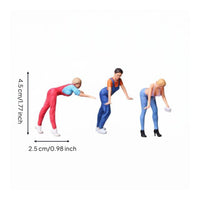 Car Wash Figurine Set Realistic Resin Model Figures Display Scene for Collectible Shelf